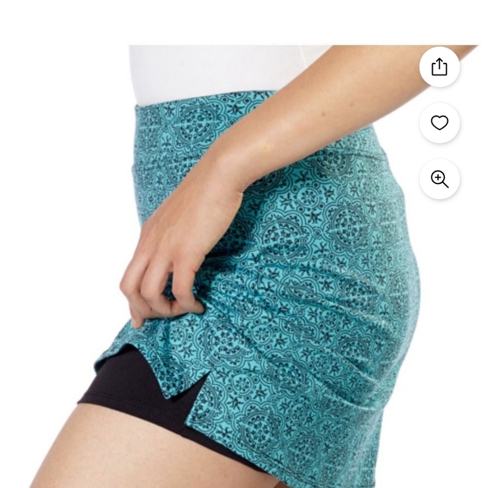 Tranquility Colorado Clothing Teal Skort XL